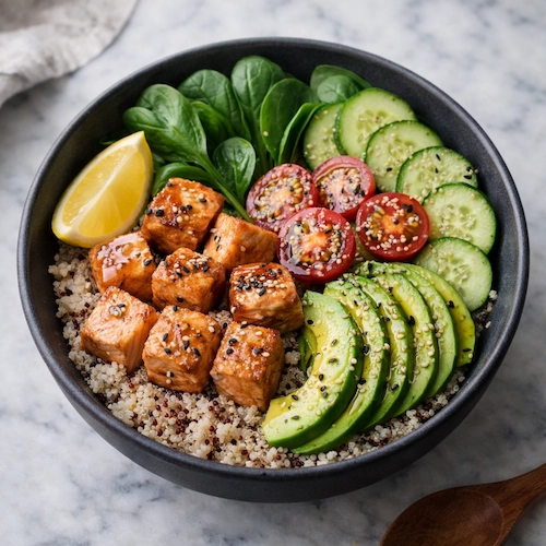 Bowl Quinoa Saumon & Avocat
